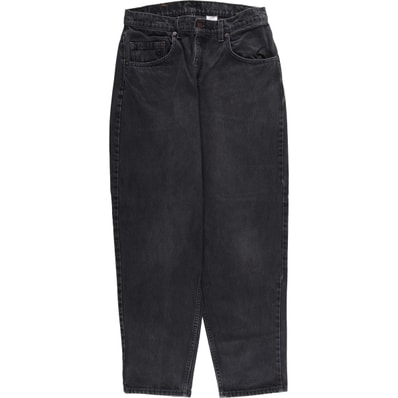 古着 90年代 リーバイス Levi's 00560-0260 LOOSE FIT TAPERED LEG ブラックデニム テーパードデニムパンツ USA製 メンズw30相当 ヴィンテージ/evb030888