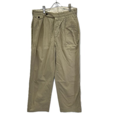 アプレッセ 24SAP-04-16H エクリュ コットン ニドムバイオ加工 Type.2 Melange Gabardine Trousers 2