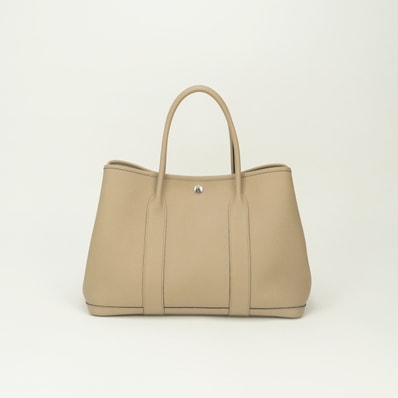 エルメス HERMES ガーデンパーティPM ガーデンパーティ PM ガーデンパーティ36 ガーデンパーティ 36 バッグ トートバッグ カントリー トレンチ Trench ベージュ Beige シルバー金具 ハンドバッグ
