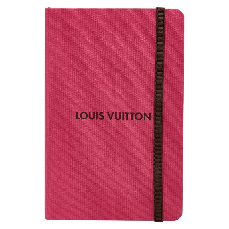 ルイ ヴィトン ノートブックPM ジェーン 手帳 GI1206 ピンク 紙 ファブリック レディース LOUIS VUITTON 【中古】