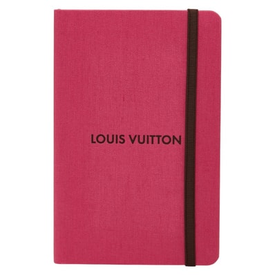 ルイ ヴィトン ノートブックPM ジェーン 手帳 GI1206 ピンク 紙 ファブリック レディース LOUIS VUITTON 【中古】