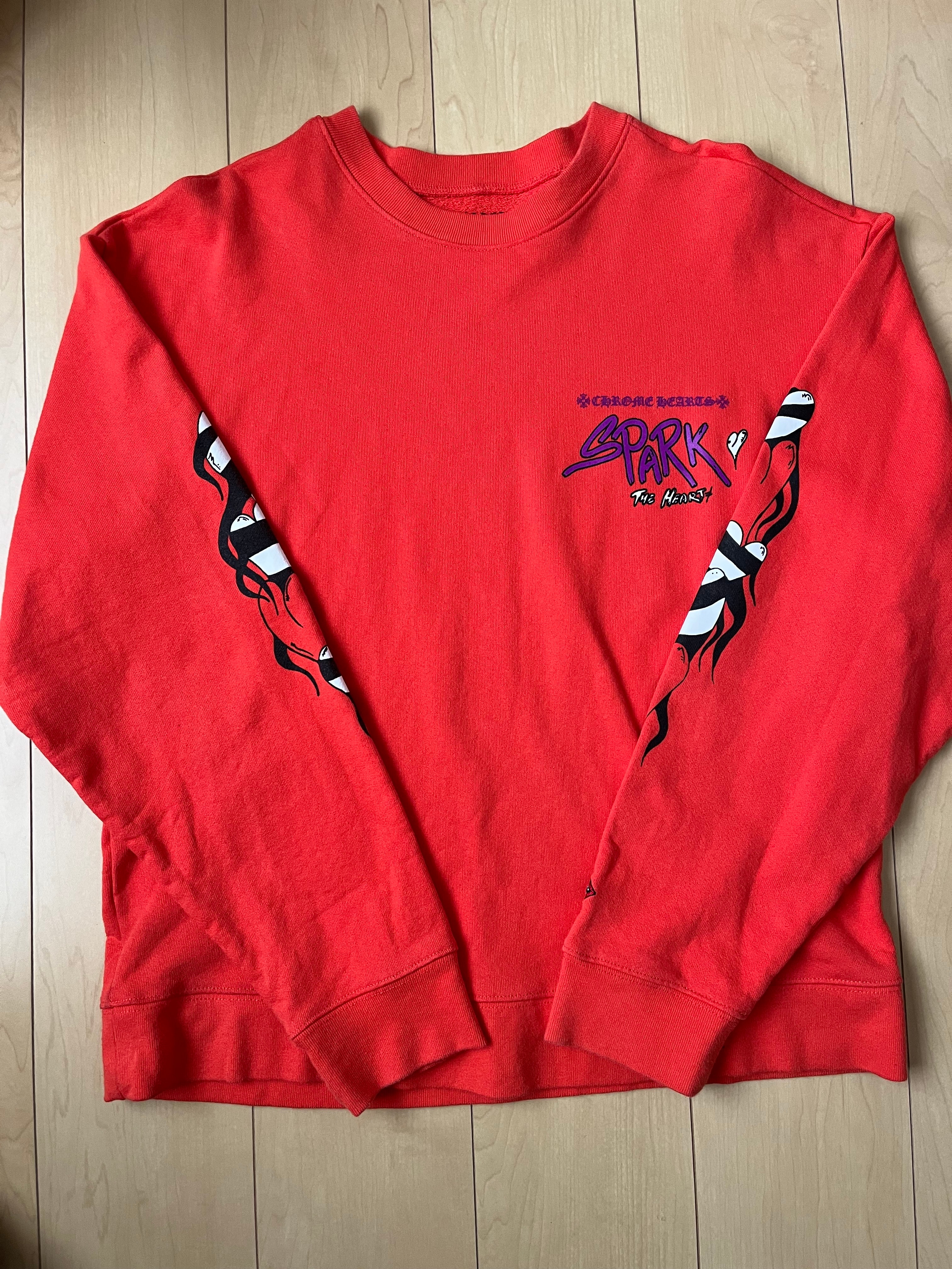 Chrome Hearts PPO Matty Boy Spark The Heart Sweatshirt "Red"