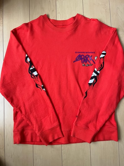 Chrome Hearts PPO Matty Boy Spark The Heart Sweatshirt "Red"
