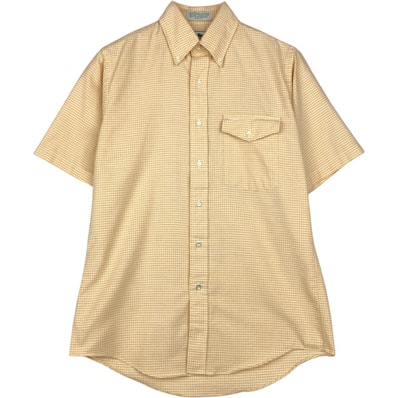 古着 ~90年代 エルエルビーン L.L.Bean 半袖 ボタンダウン チェックシャツ メンズM相当 ヴィンテージ/eaa623299