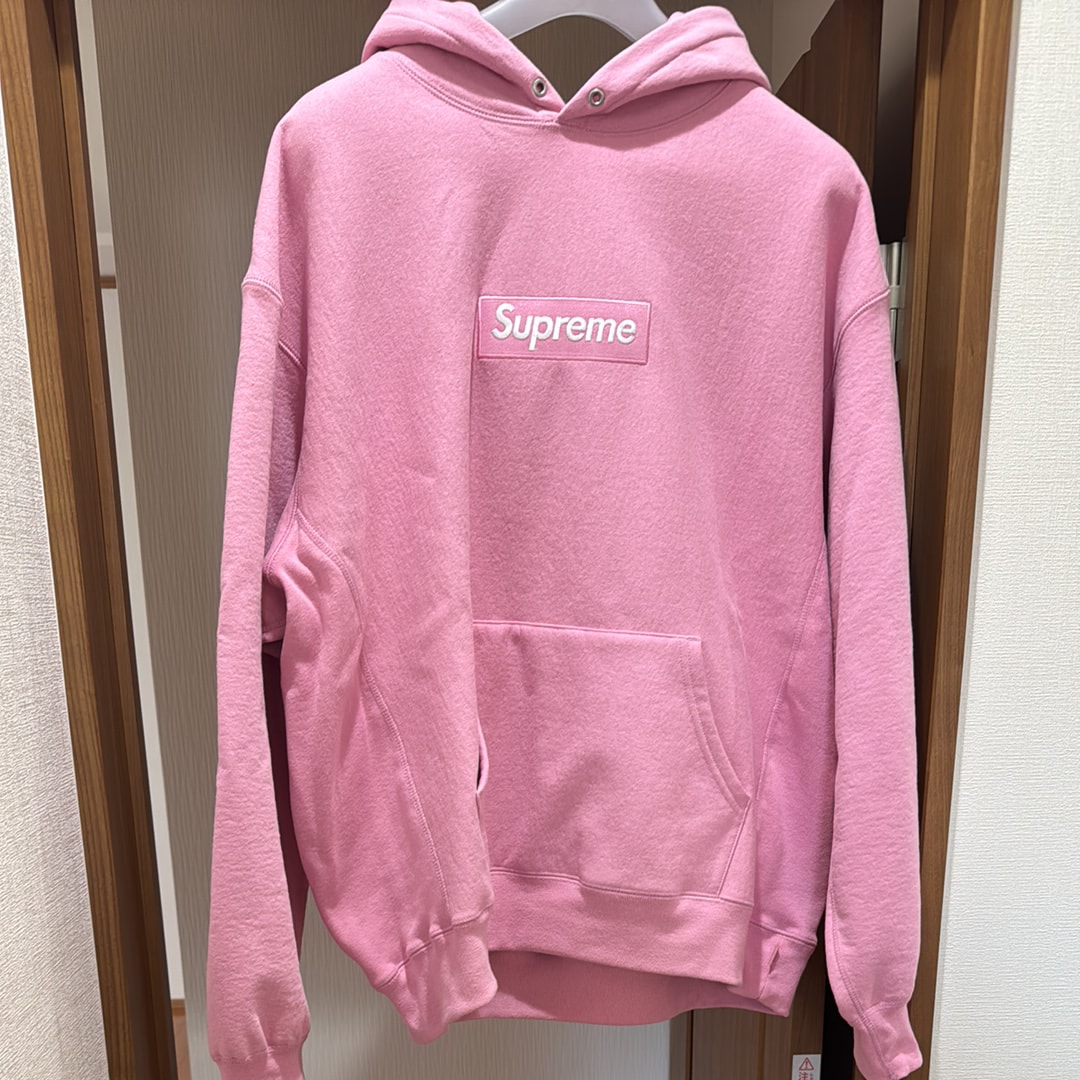 Supreme Box Logo Hooded Sweatshirt "Pink" (24FW)