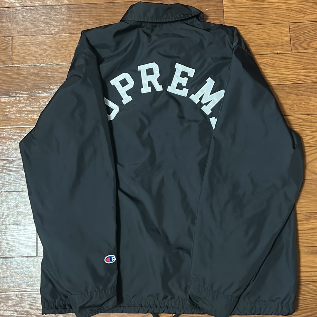 Supreme x Champion Coaches Jacket "Black"