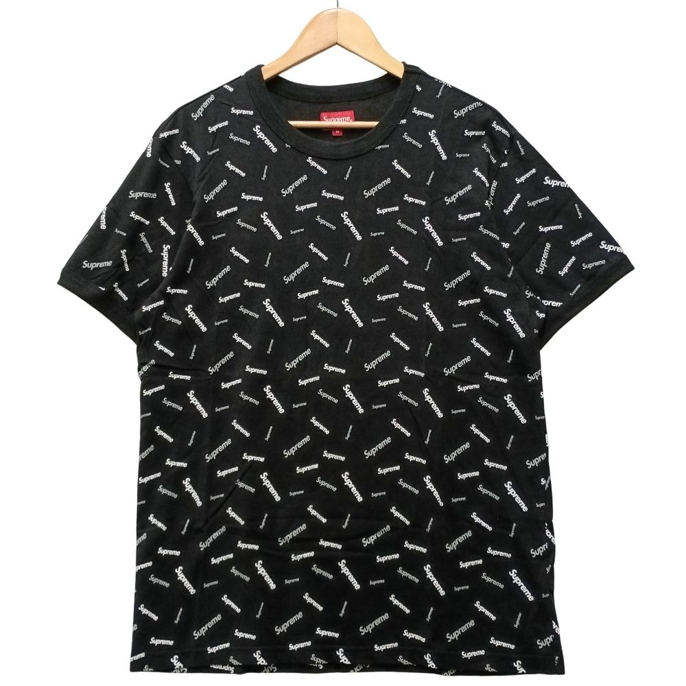 SUPREME シュプリーム Scatter Ringer Tee ロゴ 総柄 半袖Tシャツ 56792
