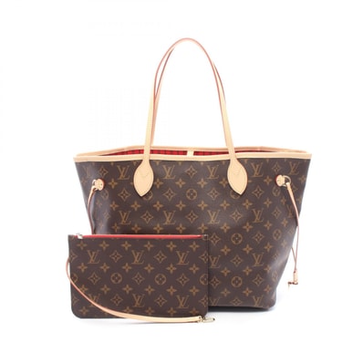ルイ・ヴィトン LOUIS VUITTON ネヴァーフルMM トートバッグ バッグ PVCコーティングキャンバス レザー モノグラム スリーズ レディース ブラウン系 M46987 【中古】