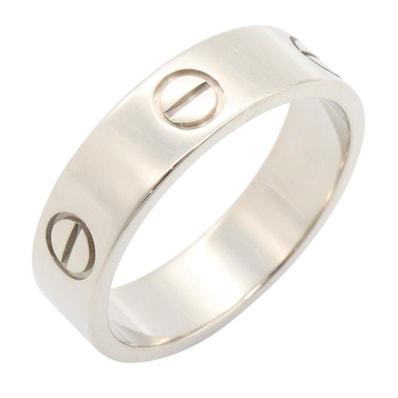 カルティエ CARTIER ラブリング リング・指輪 ジュエリー K18WG(ホワイトゴールド) メンズ レディース シルバー系 B4084700 【中古】