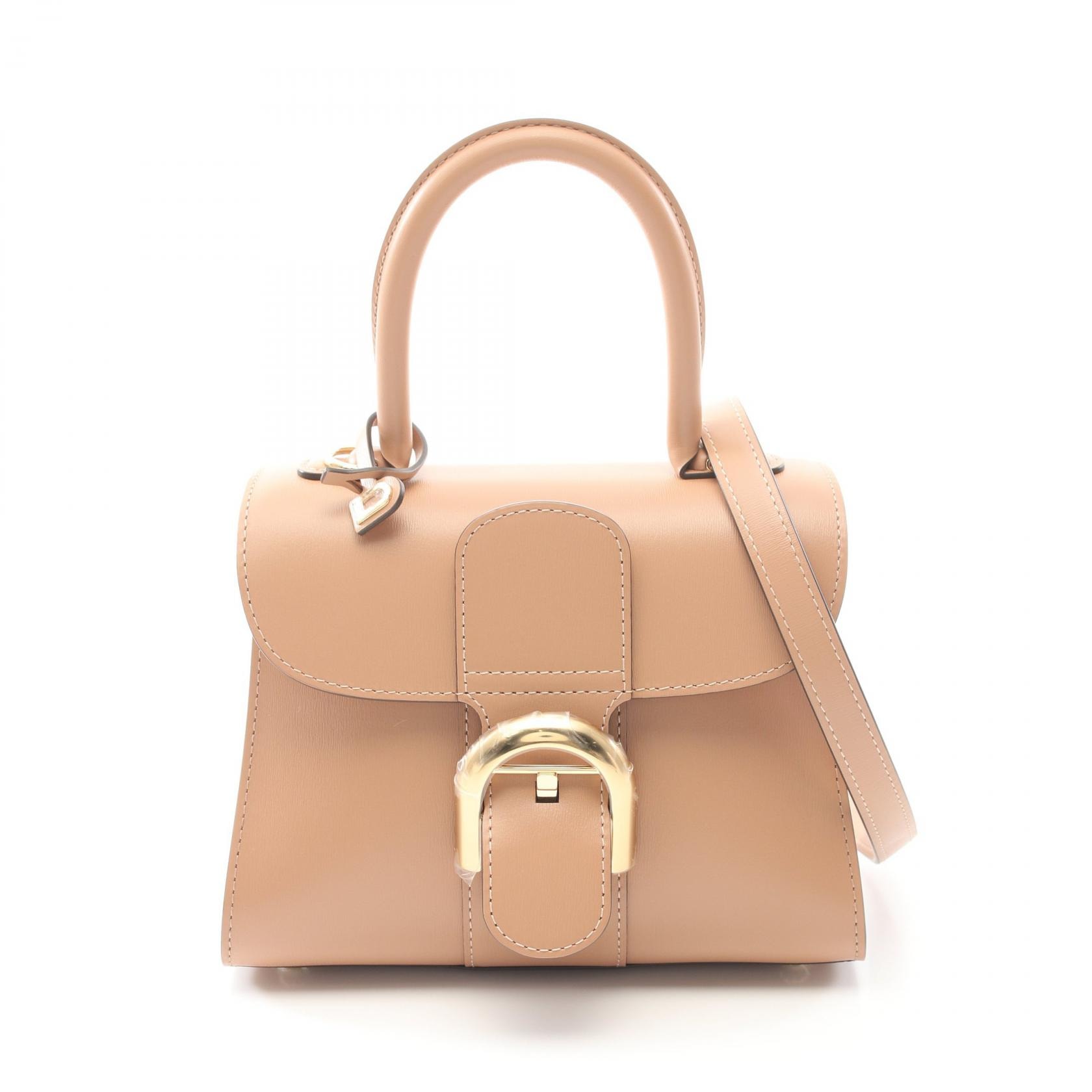 デルヴォー Delvaux ハンドバッグ バッグ レザー レディース ブラウン系 AA0406AAM024FDO 【新品】