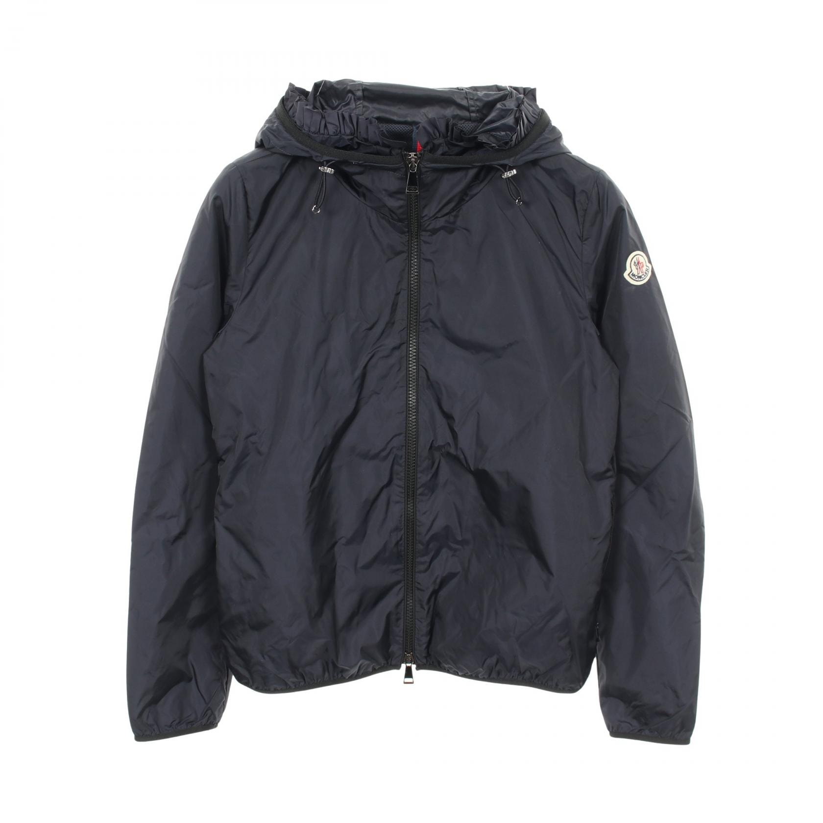 モンクレール MONCLER LAIT ナイロンジャケット 衣料品 アウター ナイロン レディース ネイビー系 【中古】