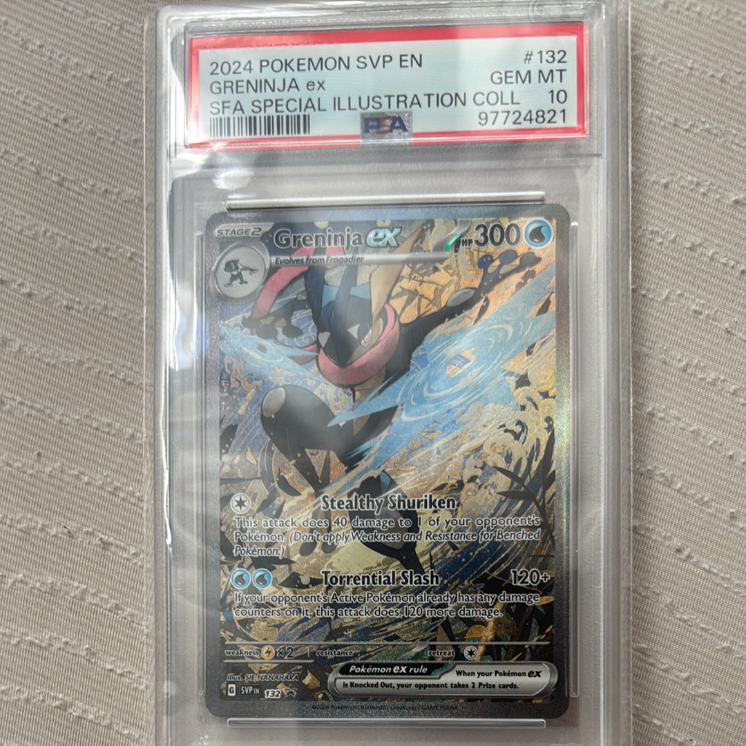 PSA10】ゲッコウガex P [SVP EN 132]【英語版】(スカーレット