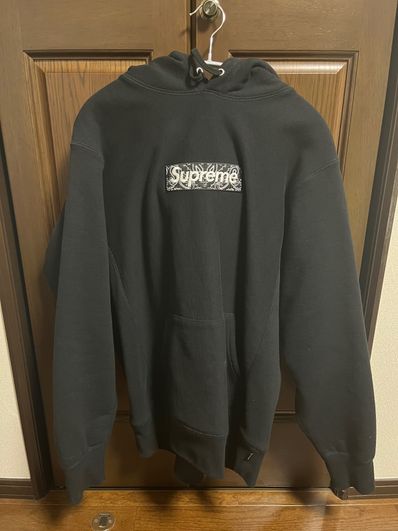 Supreme Bandana Box Logo Hooded Sweatshirt "Black"