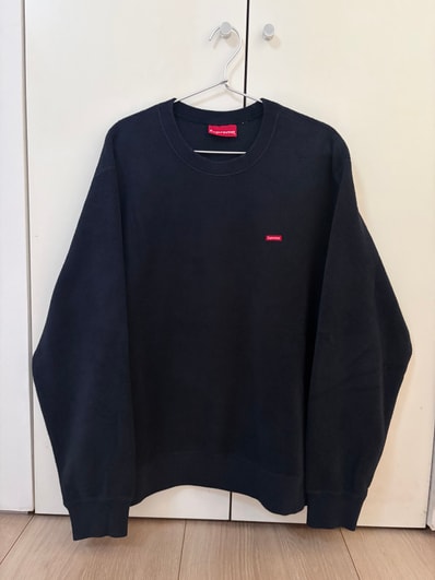 Supreme Polartec Small Box Crewneck "Navy"
