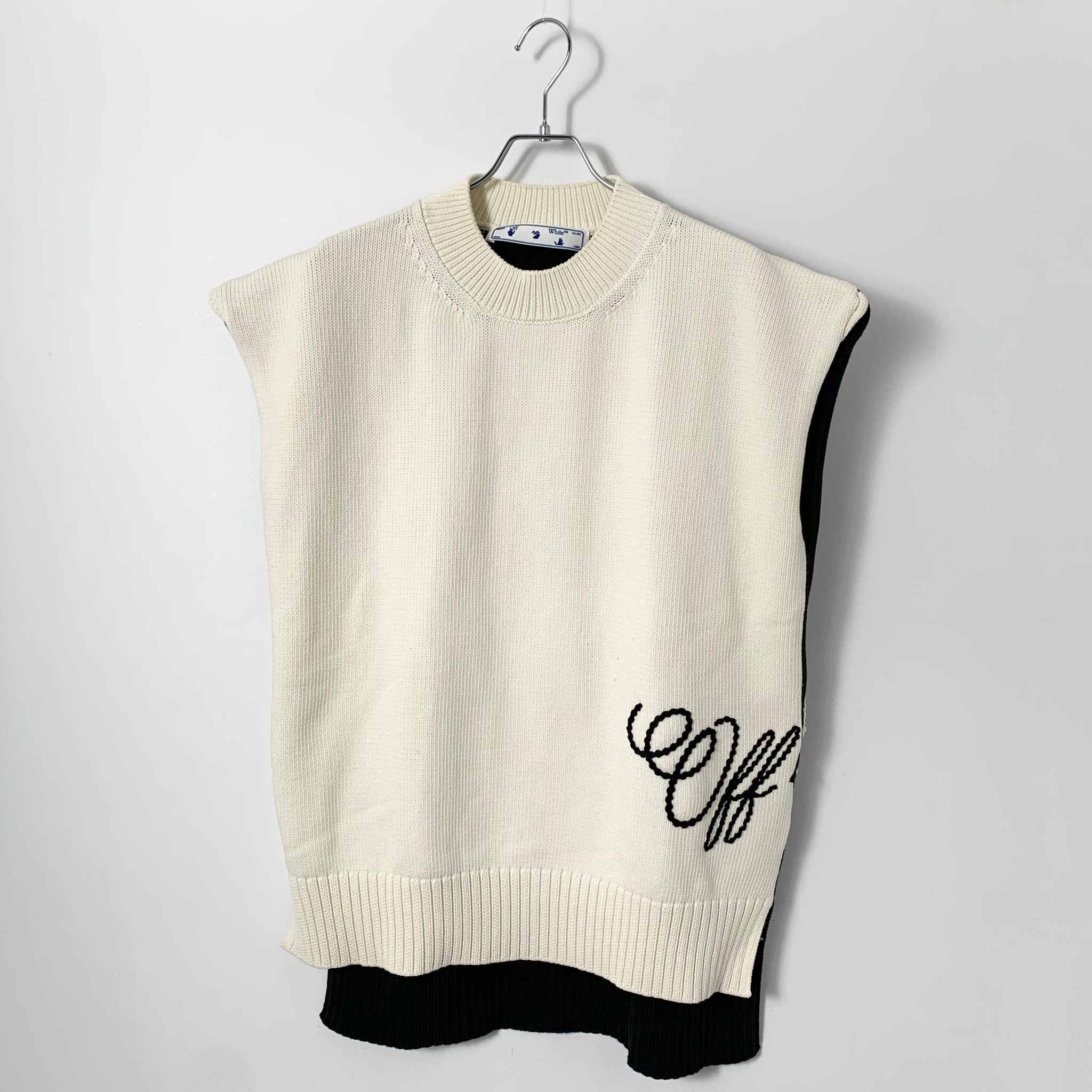 OFF-WHITE Bicolor Knit Vest
