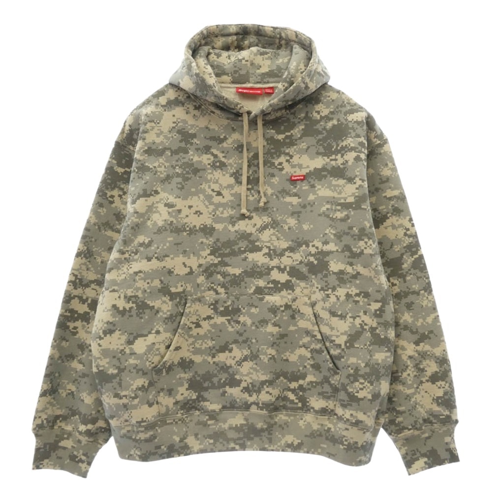 Supreme シュプリーム パーカー 25AW Small Box Hooded Sweatshirt Digi Camo スモールボックスロゴ フーデッド スウェットシャツ カモ パーカー フーディー ベージュ系 マルチカラー系 L【極上美品】【中古】