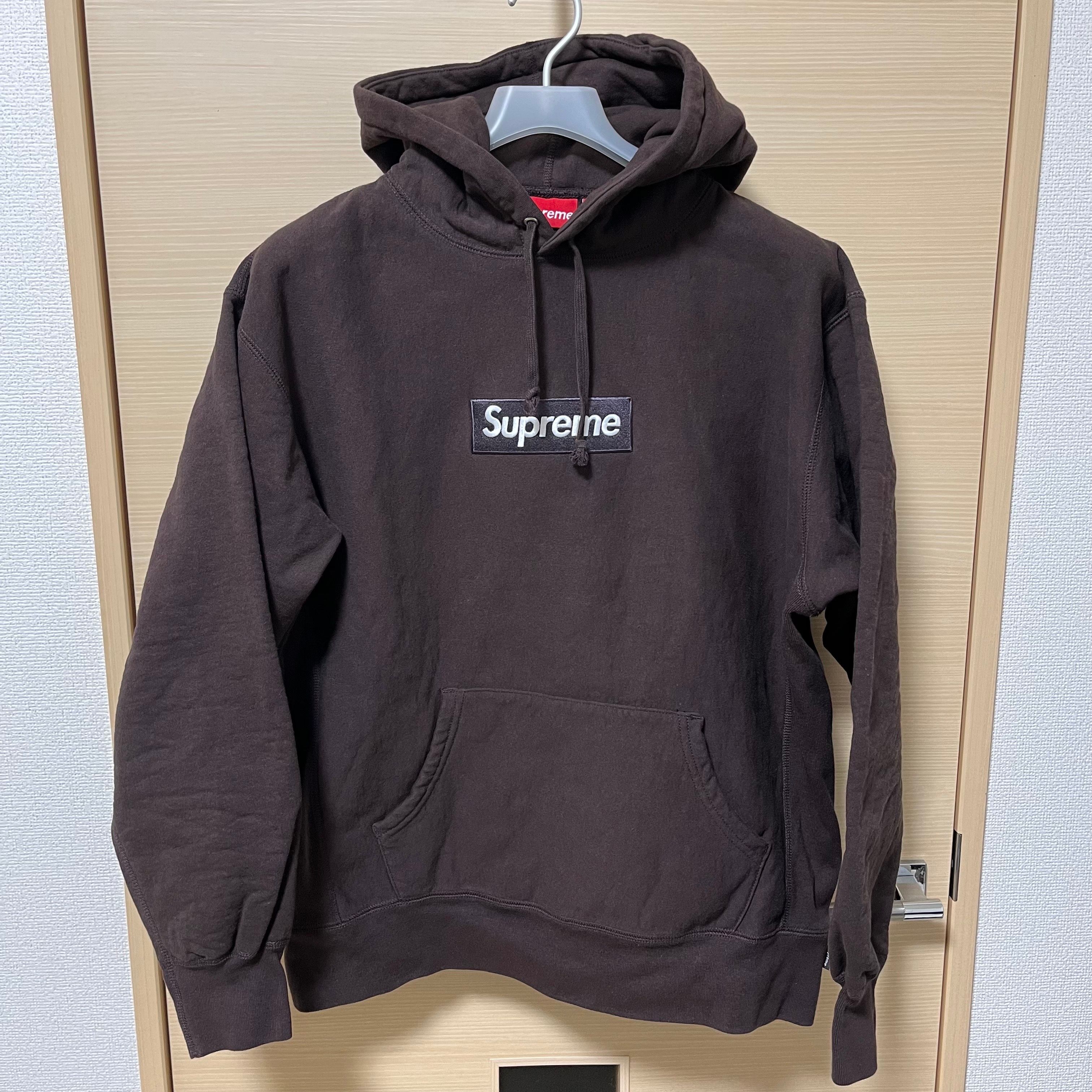 Supreme Box Logo Hooded Sweatshirt "Dark Brown" (21FW)