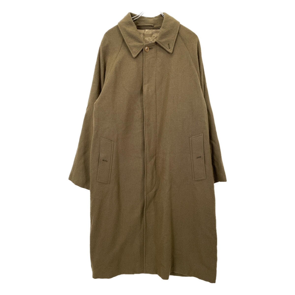 コモリ S03-04009 20AW Linen Wool Bal Collar Coat 2