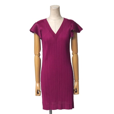 ■美品■PLEATS PLEASE ISSEY MIYAKE プリーツプリーズ イッセイミヤケ ワンピース サイズ3 プリーツ ブランド古着【中古】20260429/RA9165