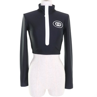 未使用品 グッチ
カットソー ブラック ホワイト レディース XXS 688615