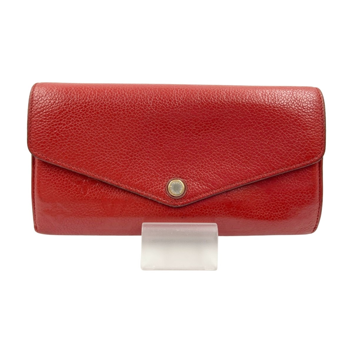 〇〇LOUIS VUITTON ルイヴィトン モノグラム アンプラント ポルトフォイユ サラ 二つ折り長財布 M62213 レッド