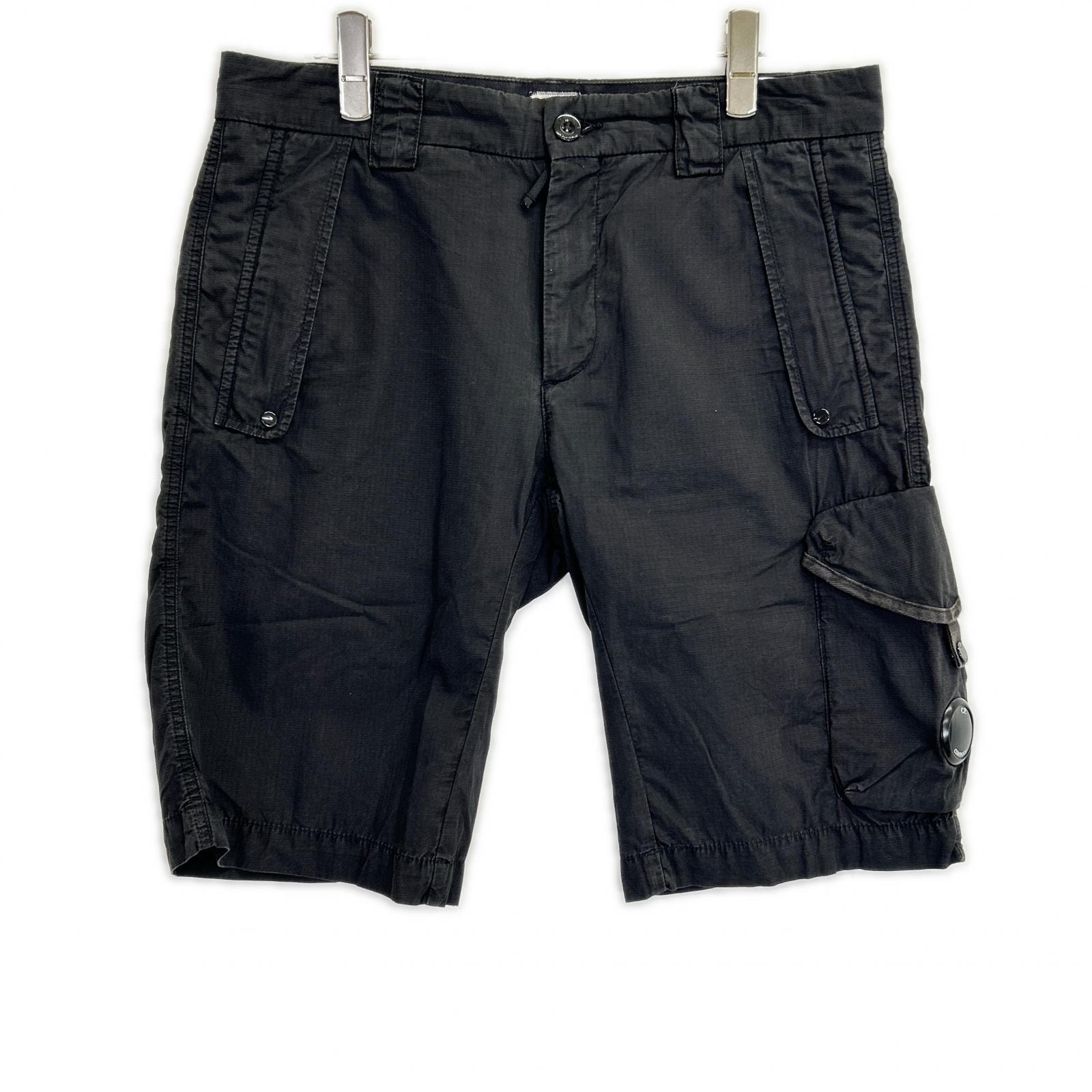 シーピーカンパニー 08CMBE334A ブラック カーゴハーフパンツ 46