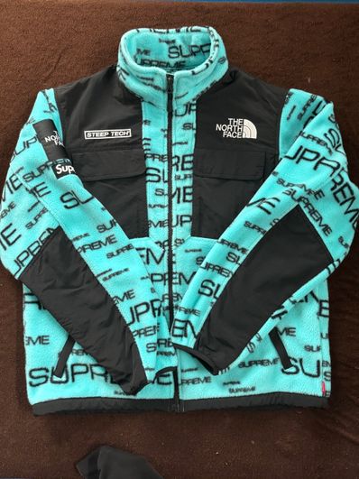 Supreme x The North Face Steep Tech Fleece Jacket "Teal"
