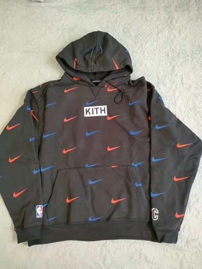 KITH Nike for New York Knicks AOP Hoodie "Black"