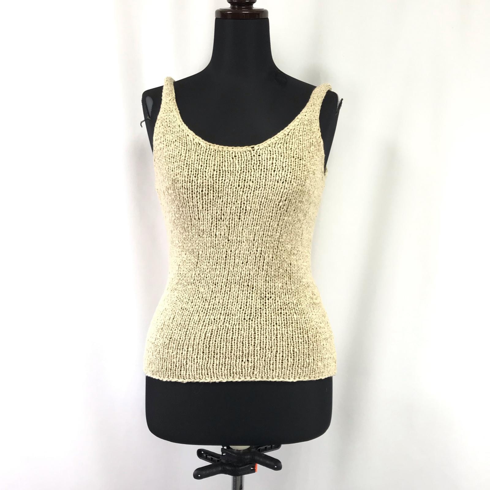 RALPH LAUREN SPORT/ラルフローレン★タンクトップ【レディースM/ベージュ/beige】インパクト21/ノースリーブ ニット/Tops◆BJ147-d