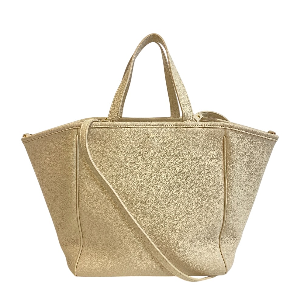 セリーヌ CELINE ショルダーバッグ スモール フォールドカバ 2WAY トート ハンド ベージュ