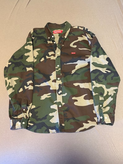 Supreme Small Box Denim Shirt (25FW) "Woodland Camo"