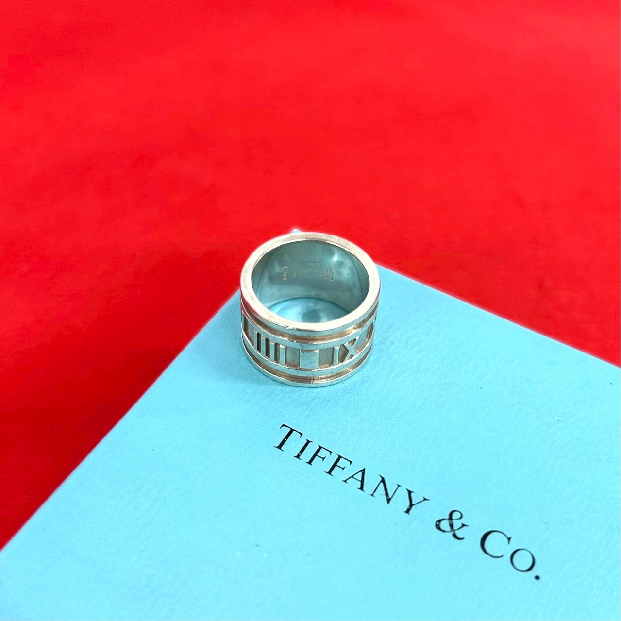 TIFFANY&Co. ティファニー ワイド アトラス リング シルバー925 リング・指輪 8号 シルバー
 28008