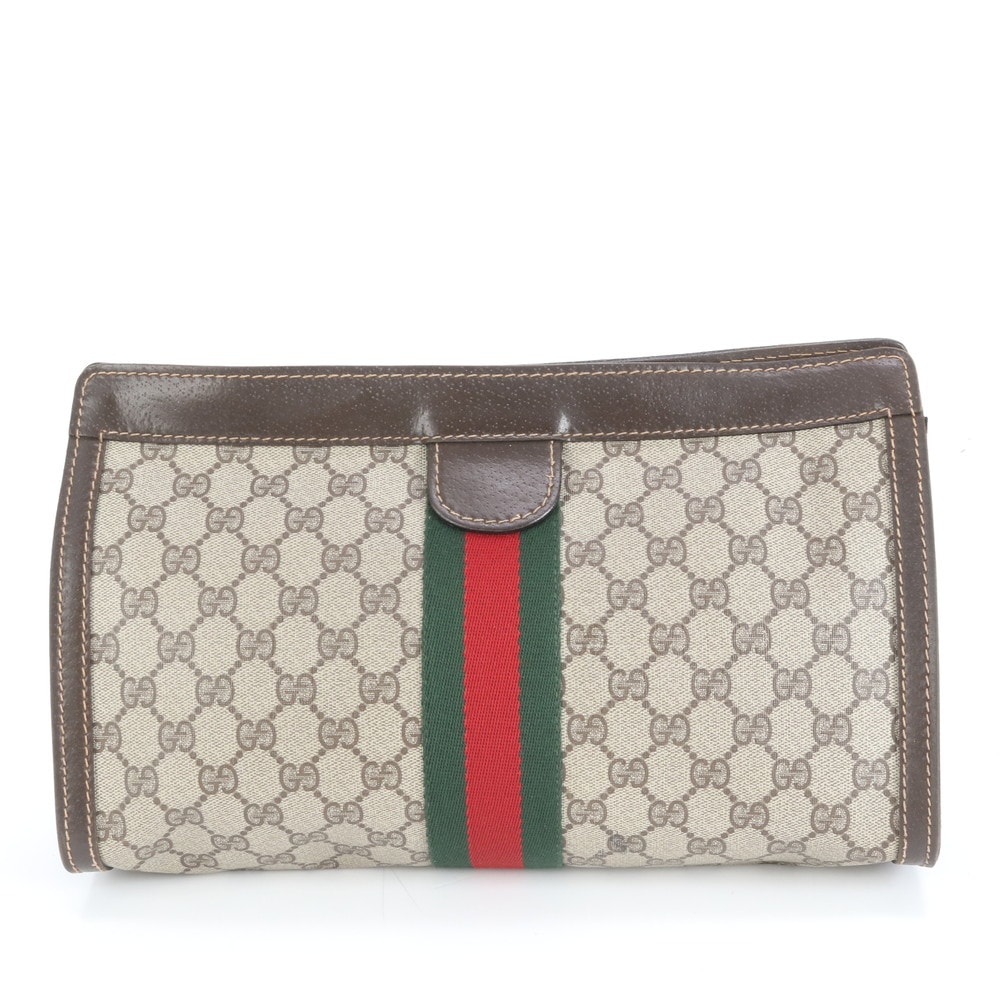 傷や汚れあり】グッチ GGスプリーム シェリー ライン オールドセカンド