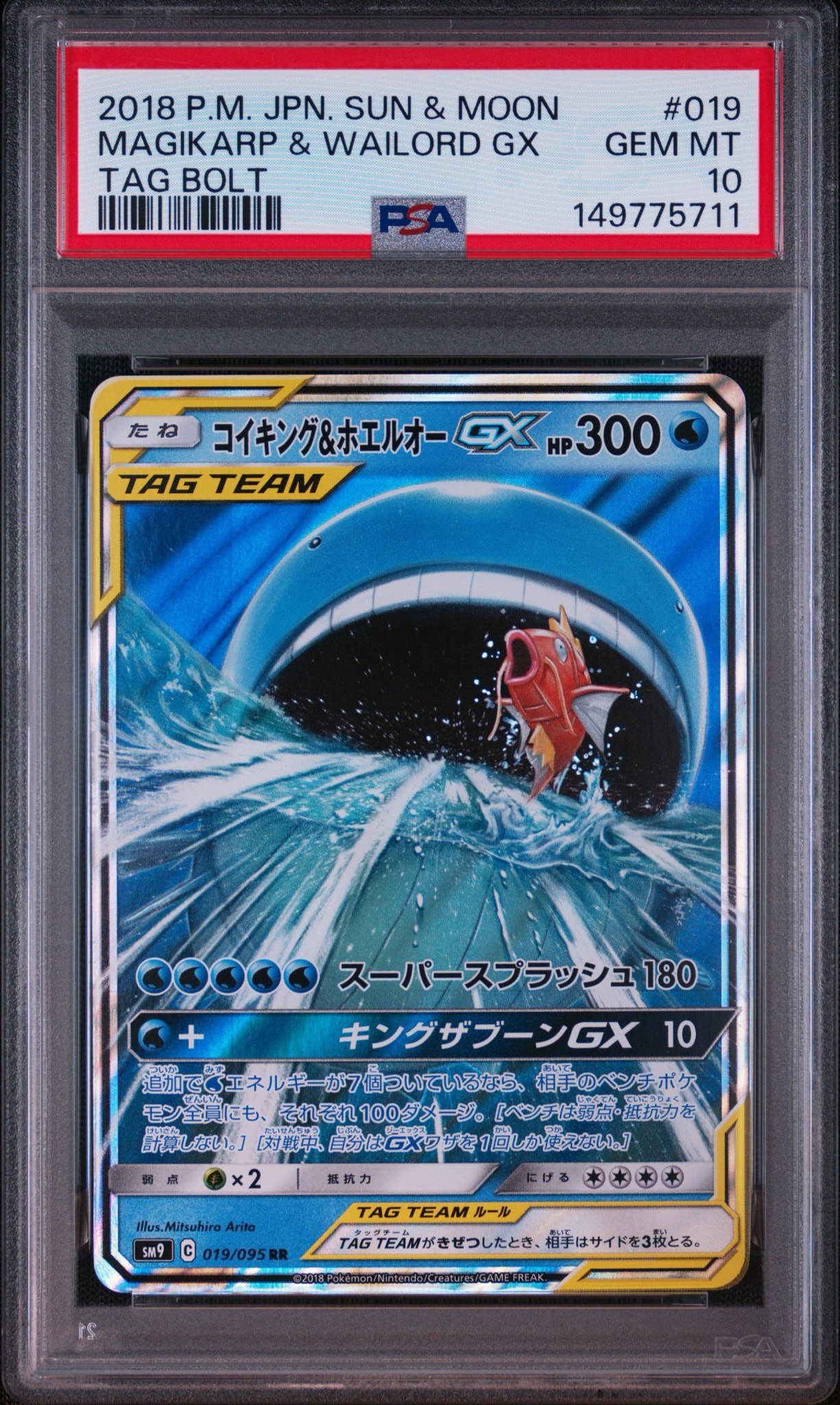 コイキング&ホエルオーGX RR [SM9 019/095](拡張パック「タッグボルト」)