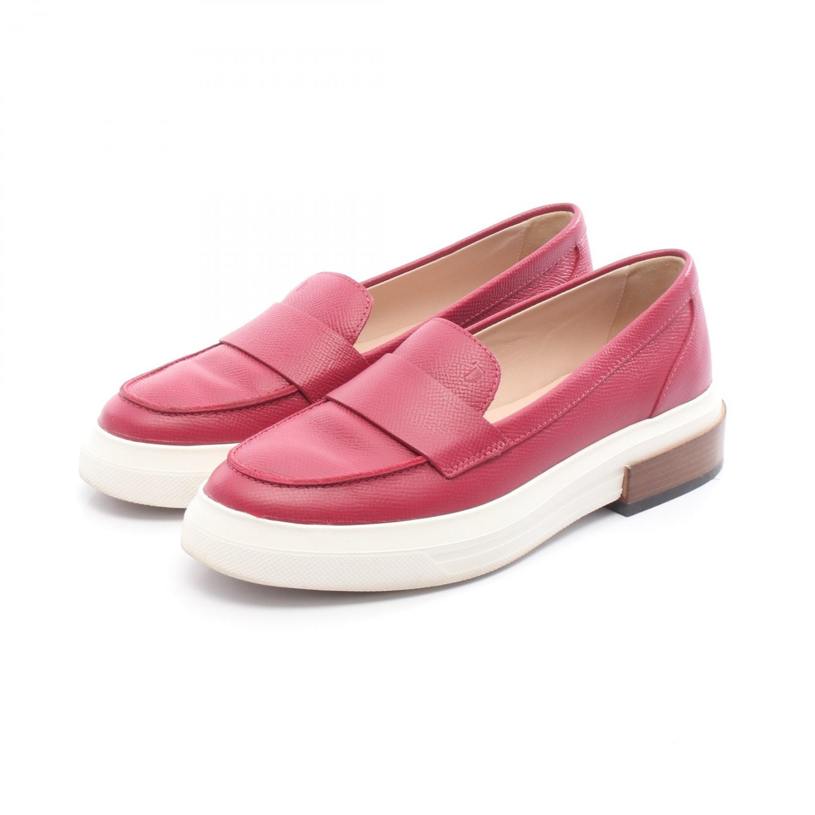 トッズ TOD'S ローファー 靴 レザー レディース ピンク系 XXW92B0Y41Z6VA 【中古】