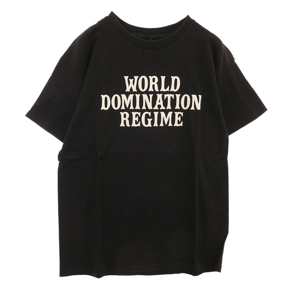 TENDERLOIN テンダーロイン Tシャツ T-TEE WORLD DOMINATION REGINE 半袖Tシャツ ブラック ブラック系 M【中古】