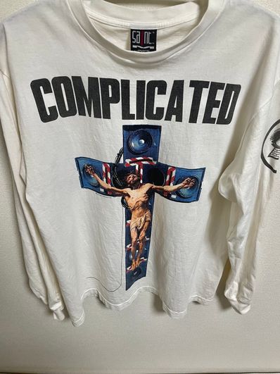 SAINT Mxxxxxx x Kosuke Kawamura KK_LS Tee/Complicated "White"