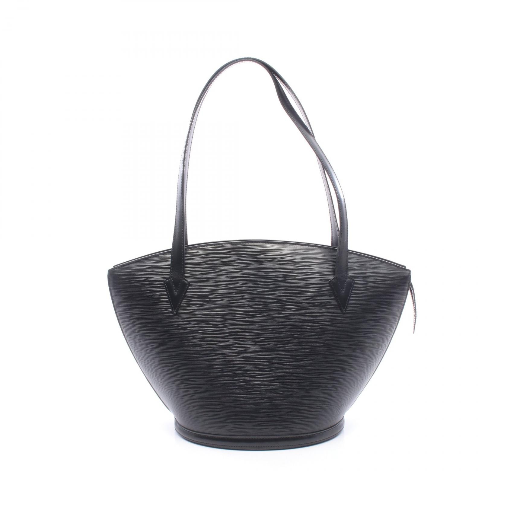 ルイ・ヴィトン LOUIS VUITTON サンジャック ショッピング エピ ノワール ショルダーバッグ バッグ レザー レディース ブラック系 M52262 【中古】