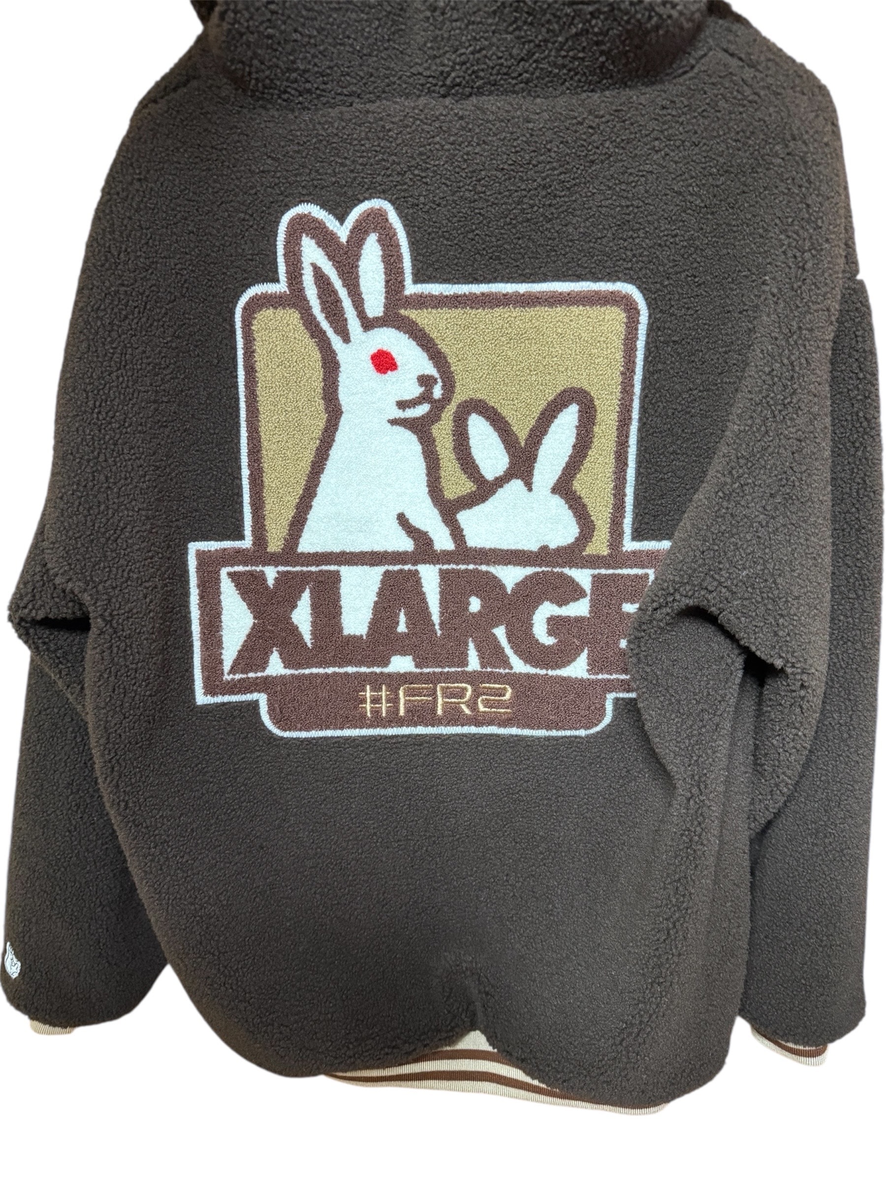 XLARGE x FR2 Boa Hoodie "Brown"