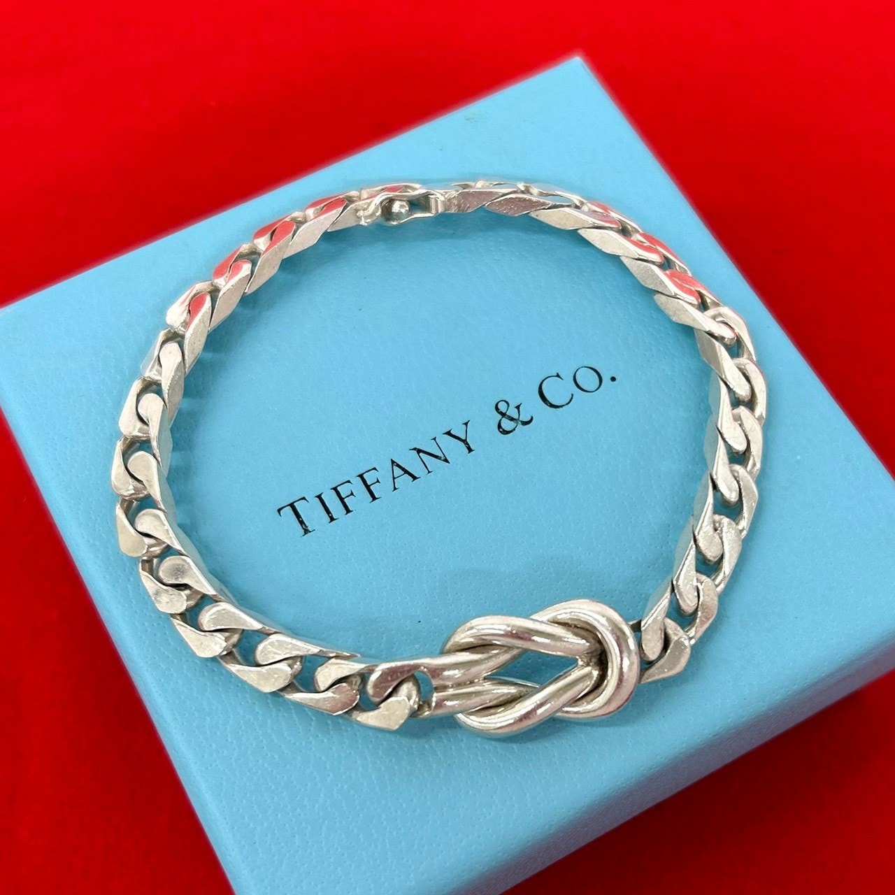 TIFFANY&Co. ティファニー センターノット ブレスレット 喜平 シルバー925 ブレスレット シルバー
071-2