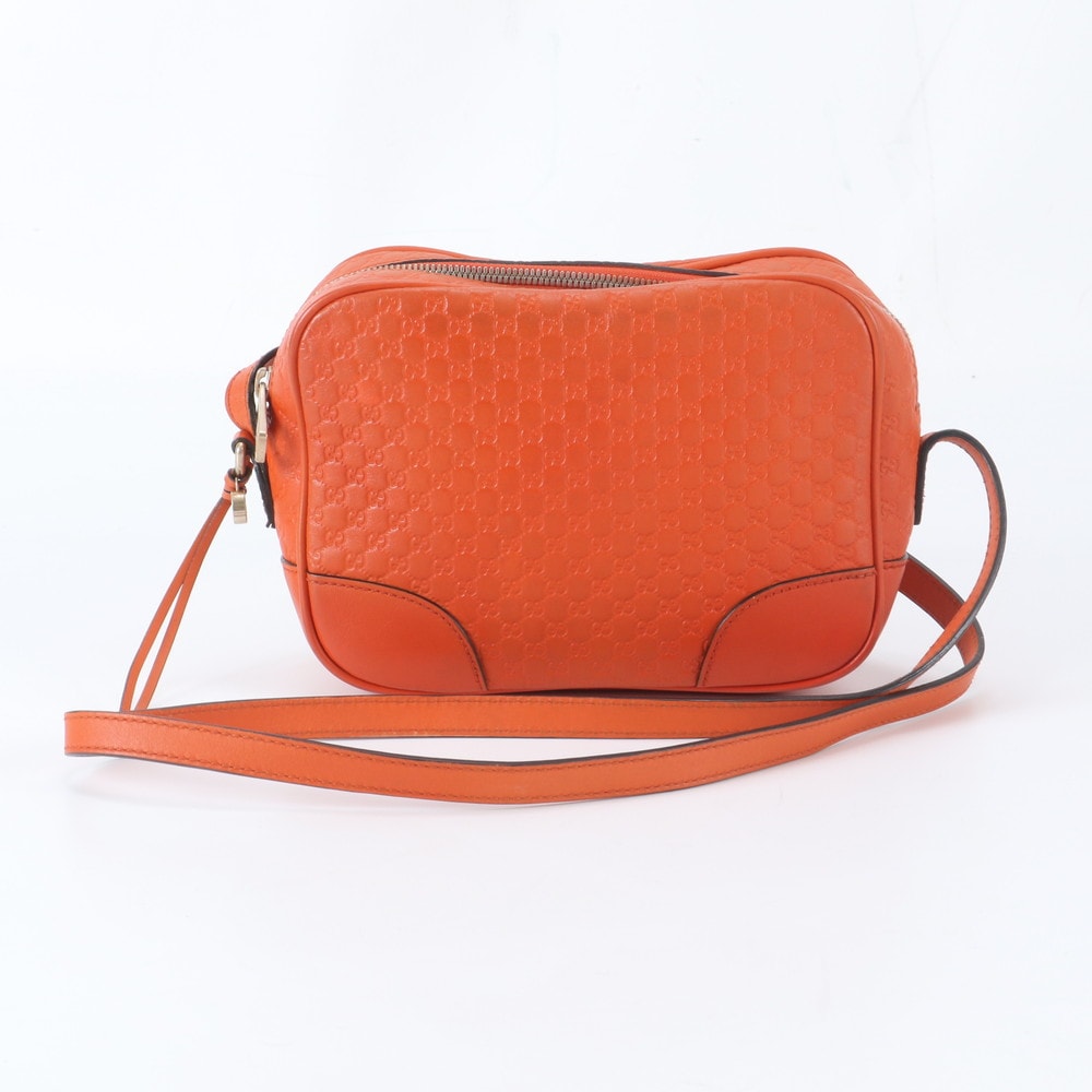 ■美品 グッチ グッチシママイクロ 449413 ショルダーバッグ レザー