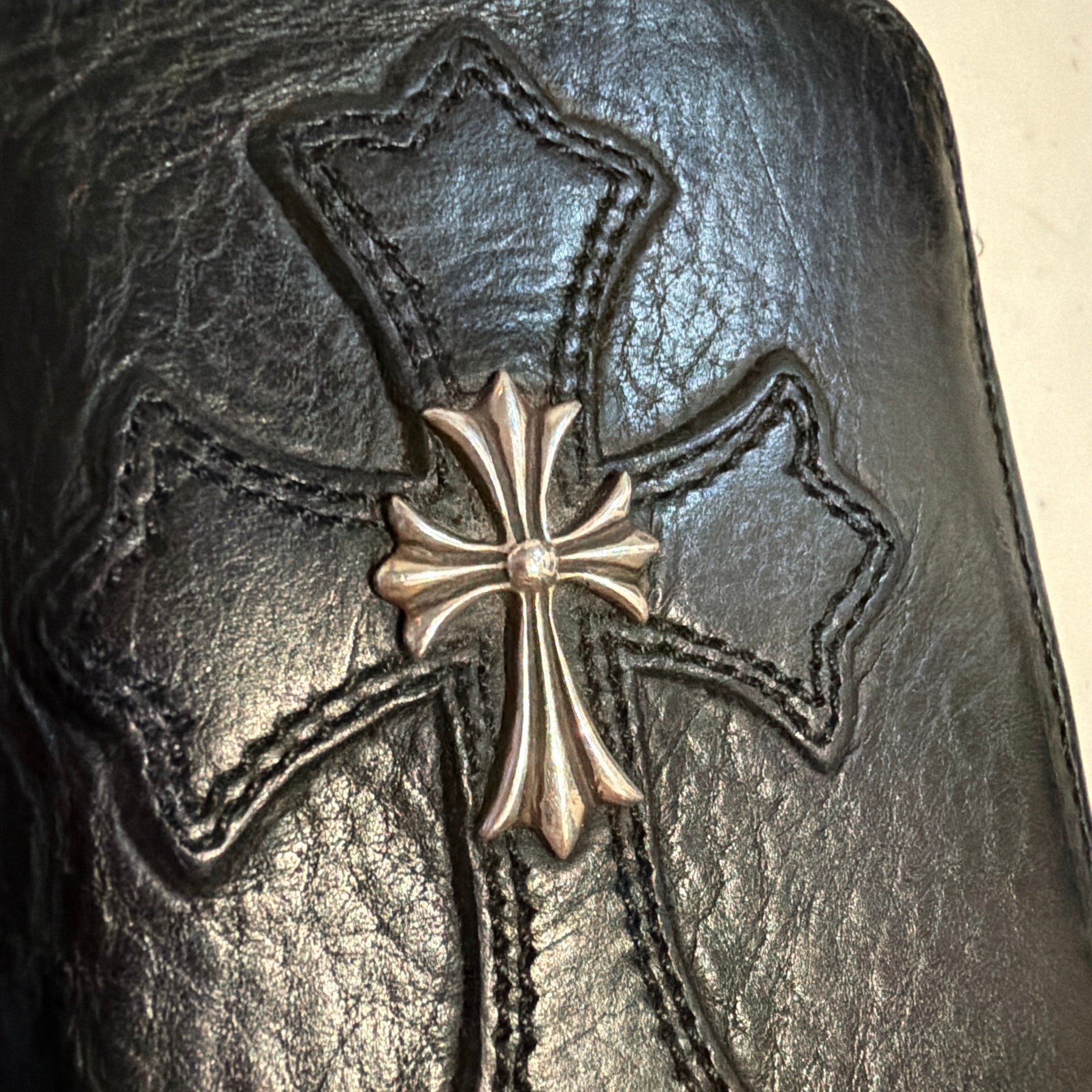 Chrome Hearts DR Digiacomo Wallet w/ Cross "Black"