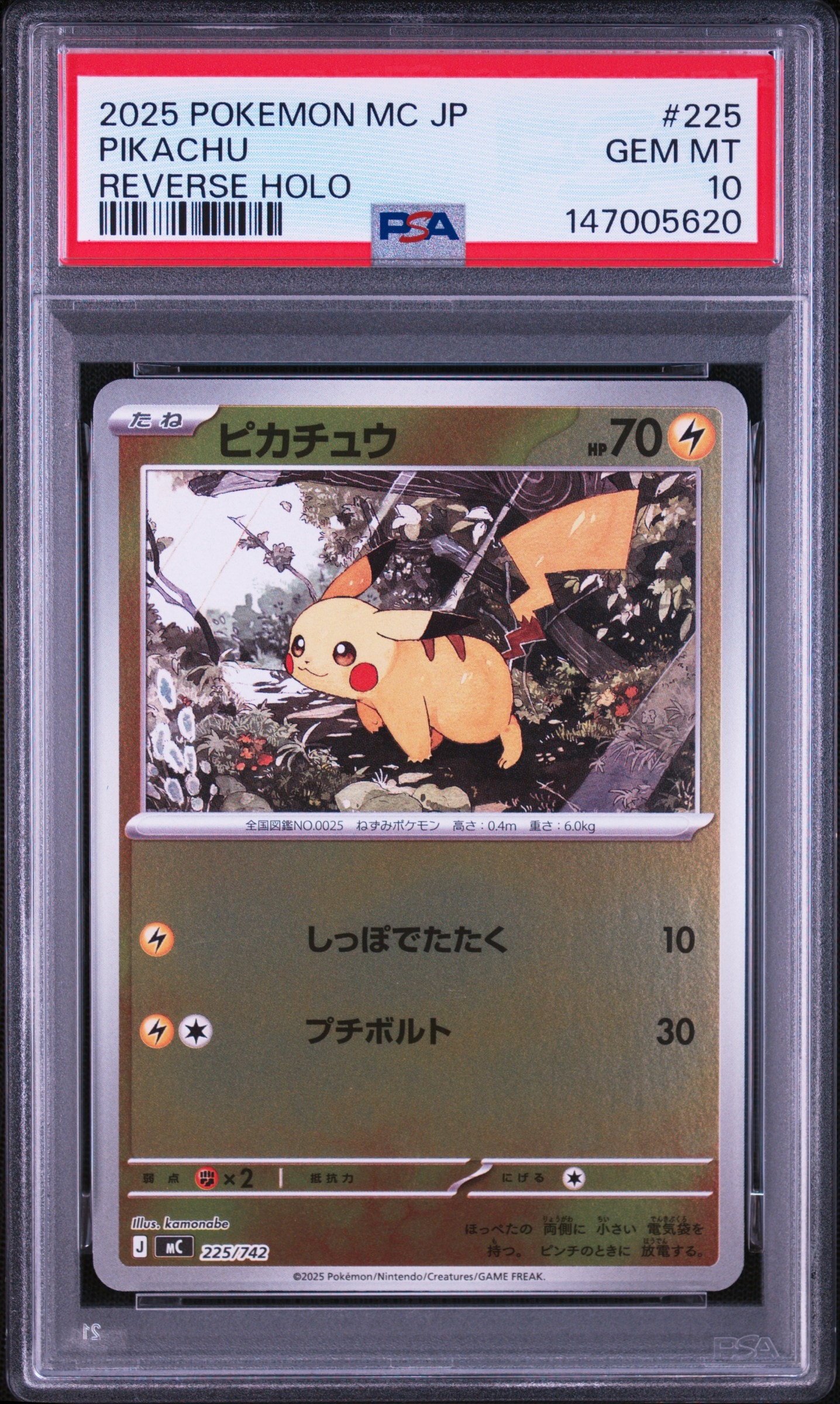 ピカチュウ :ミラー [MC 225/742](スタートデッキ100「バトルコレクション」)
