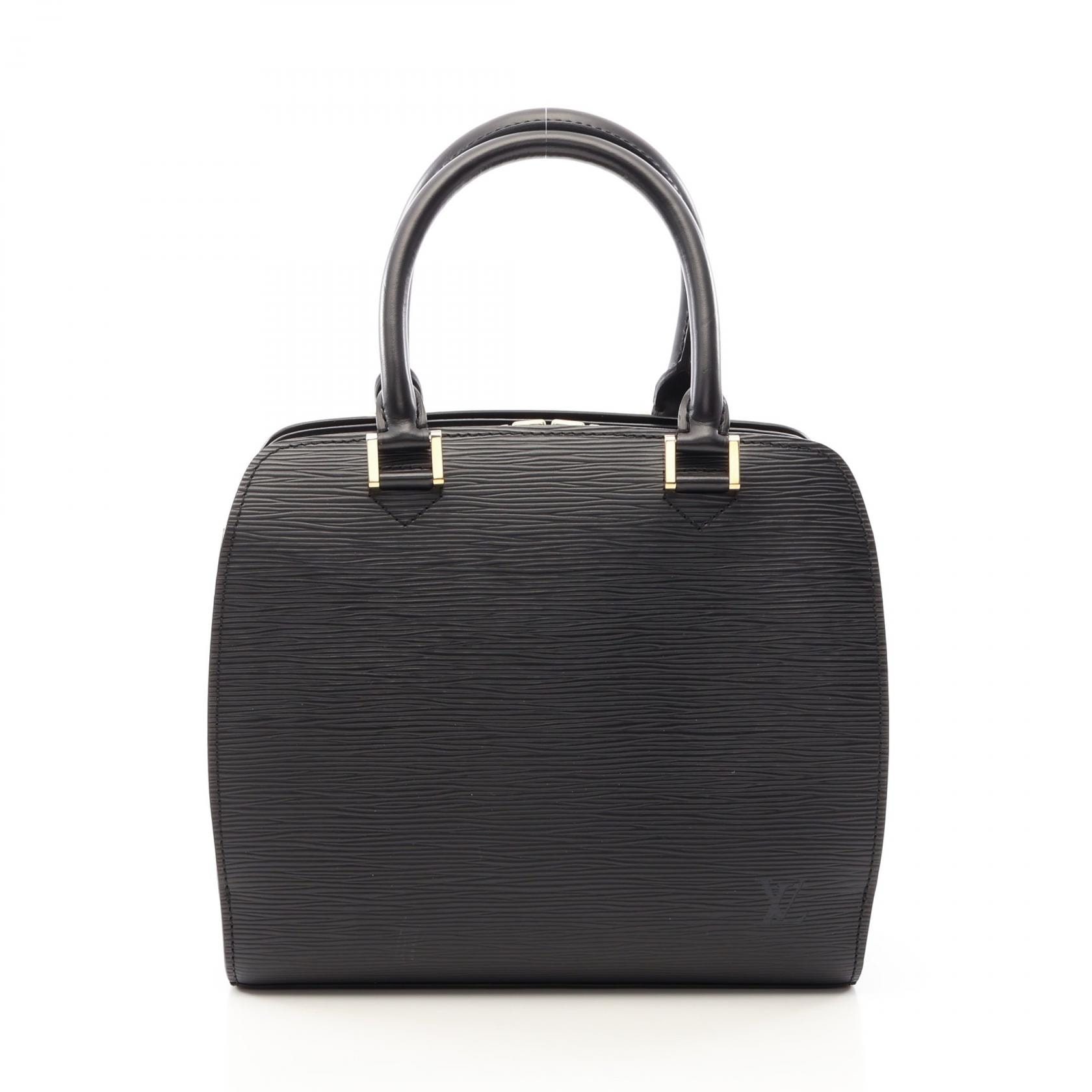 ルイ・ヴィトン LOUIS VUITTON ポンヌフ ハンドバッグ バッグ レザー エピ ノワール レディース ブラック系 M52052 【中古】