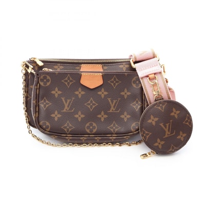 Louis Vuitton Multi Pochette Accessoires Monogram "Rose Crair"