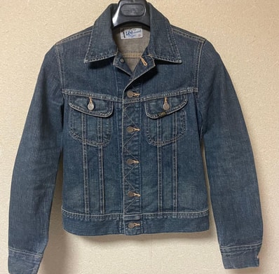 Lady Lee RIDERS×natural beauty basic コラボ デニムジャケット レディースM Gジャン ライダース 古着風 インディゴ