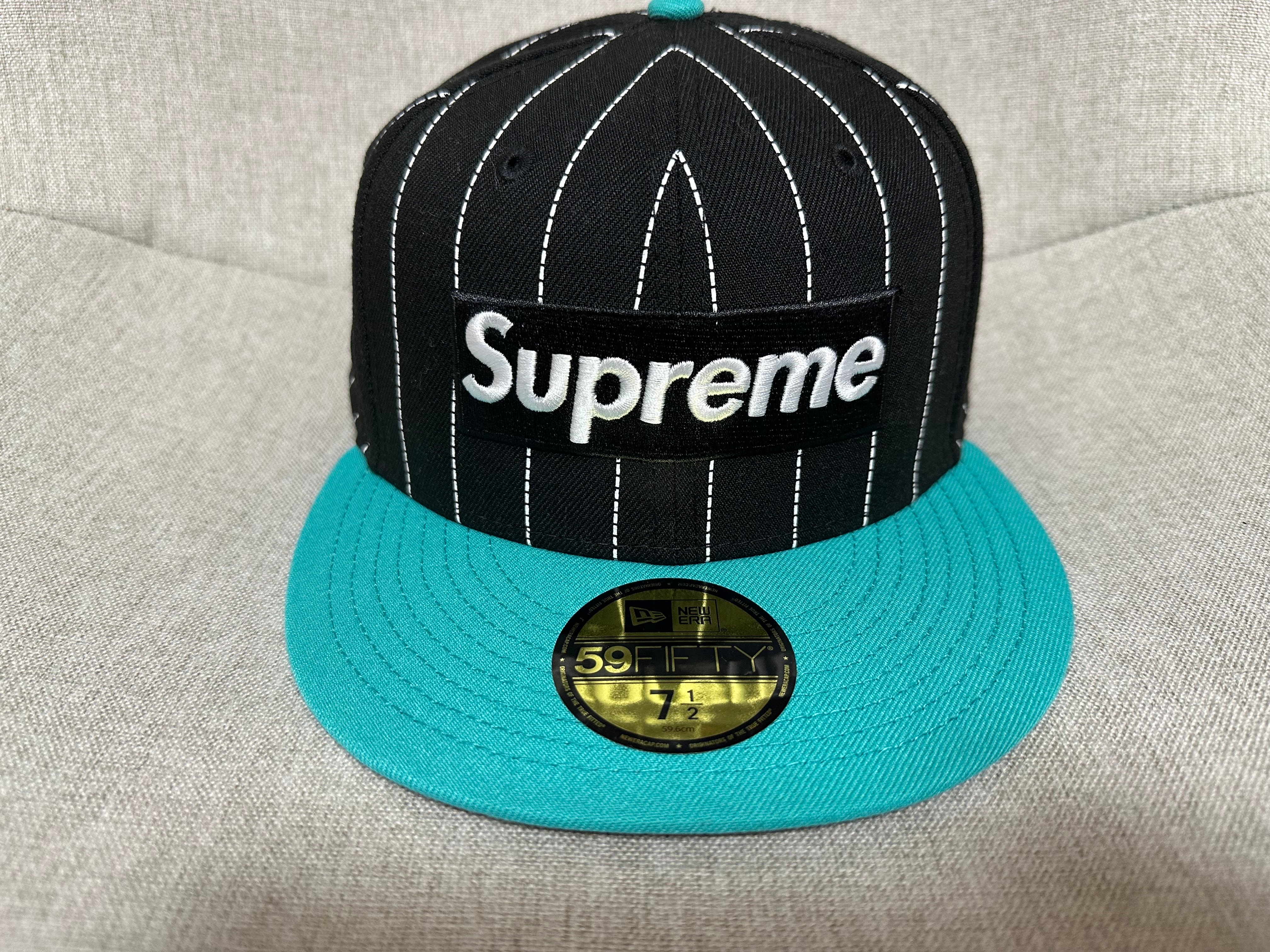 Supreme x MLB x New Era Teams Box Logo Florida Marlins "Stripe"