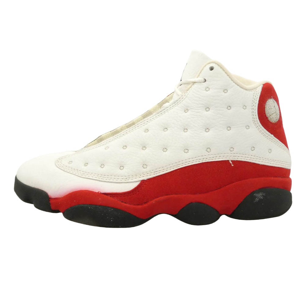NIKE ナイキ 136002-101 【観賞用】Air Jordan 13 OG Cherry  (1998) エア ジョーダン 13 OG チェリー ハイカットスニーカー ホワイト系 レッド系 28cm【中古】