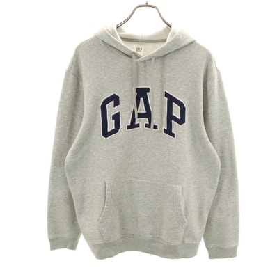 GAP ギャップ 長袖 スウェットパーカー M グレー
