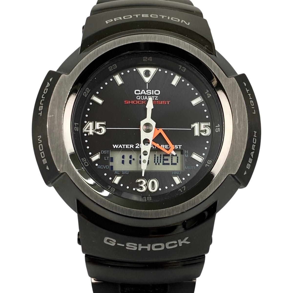 ##CASIO カシオ G-SHOCK 腕時計 デジアナウォッチ 電波ソーラー AWM-500-1ADR ブラック